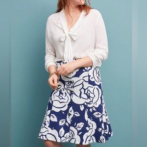 Maeve for Anthropologie NWOT Amiens Flounced Skirt Size Large